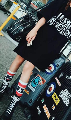 15路站牌袜饰美学产品展示