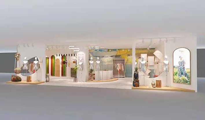 一城画一店铺图