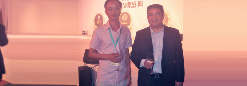 迪芬娜董事长与陈光标的合影