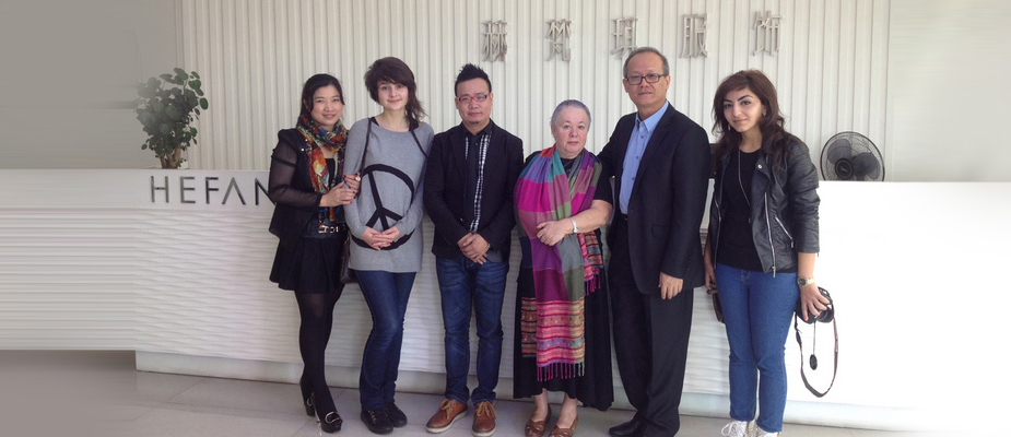 俄罗斯服装系主任娜塔丽娅·米桑塔娃教授莅临赫梵琪服饰