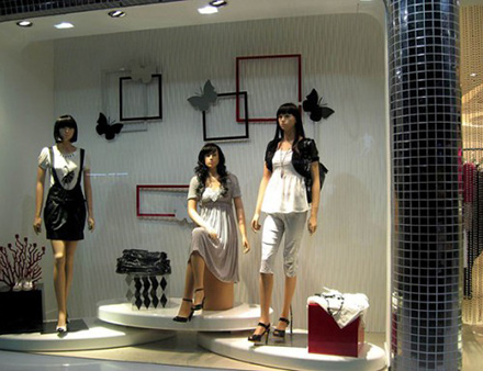 红袖女装终端形象