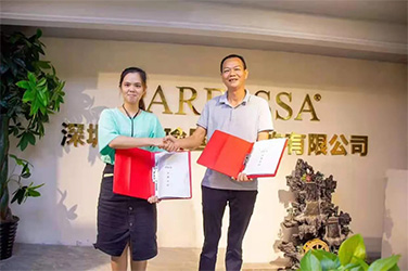 芭妃莎客户签约