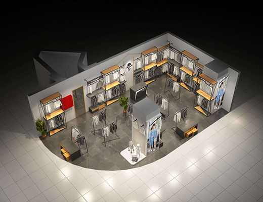 形仔童装店铺图