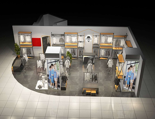 形仔童装店铺图